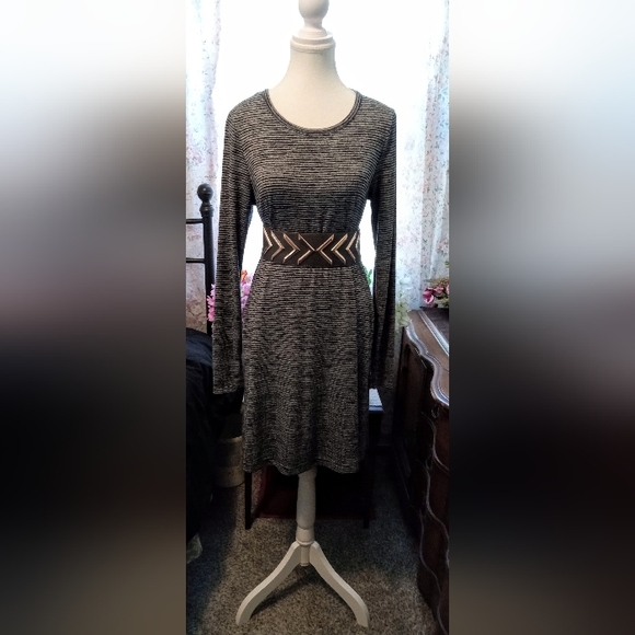 Long Sleeve Fall Dress Size M - Picture 3 of 7